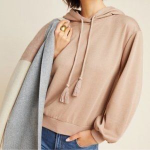 Anthropologie Current Air Sparkling Hoodie Sweatshirt